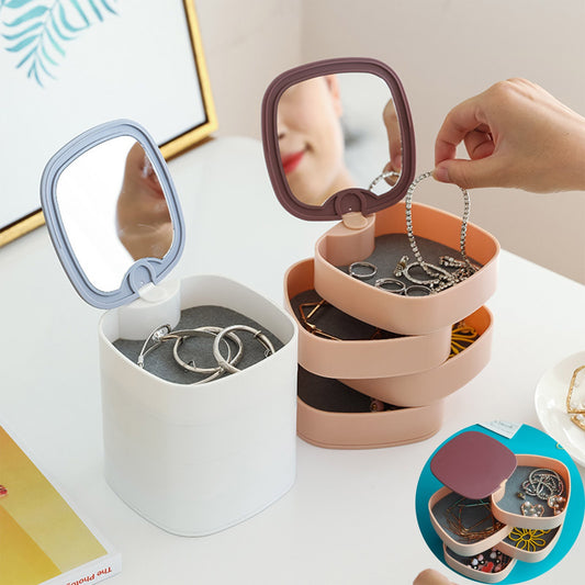 4-Layer Cosmetics Storage Box – Acrylic Makeup Organizer