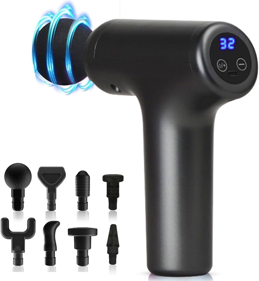 Mini Massage Gun – Portable Handheld Deep Tissue Muscle Massager