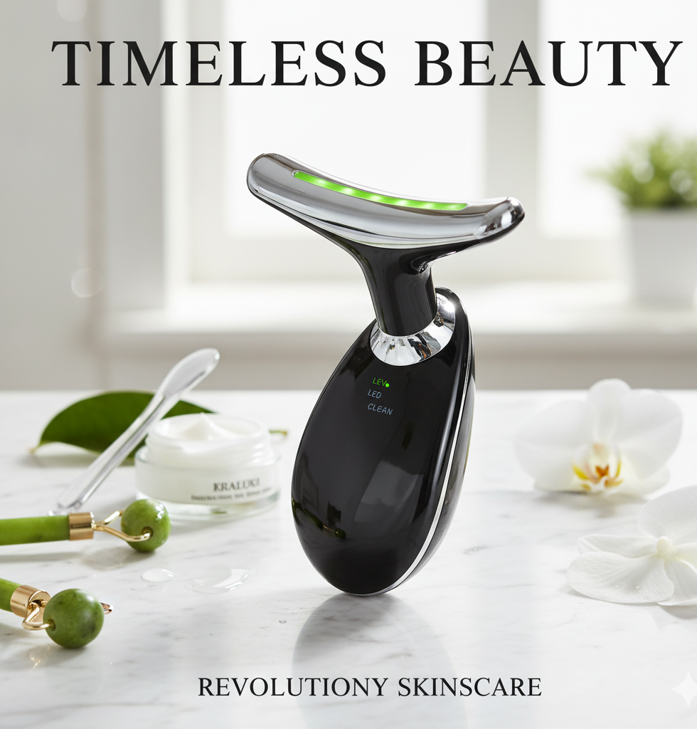 3-in-1 Rechargeable Face & Neck Massager | Skin Tightening, Wrinkle Remover & Lifting Device