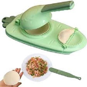 2-in-1 Samosa Maker & Dough Press | Dumpling, Pastry & Empanada Mold | Kitchen Hand Tool for Easy Snack Making