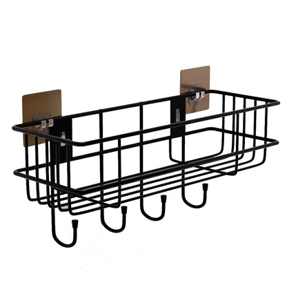 Kitchen & Bathroom Shelf Wall Storage Rack | Space-Saving Organizer for Home – Durable, Multi-Purpose Wall Mounted Rack for Toiletries, Spices & Essentials