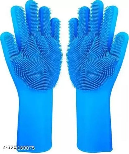 Silicone Washing Gloves – Multi-Purpose Dishwashing & Cleaning Gloves