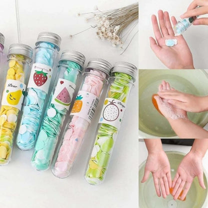 Portable Paper Soap Sheets | Travel Hand Wash Soap | Pocket-Friendly Disposable Mini Soap Sheets